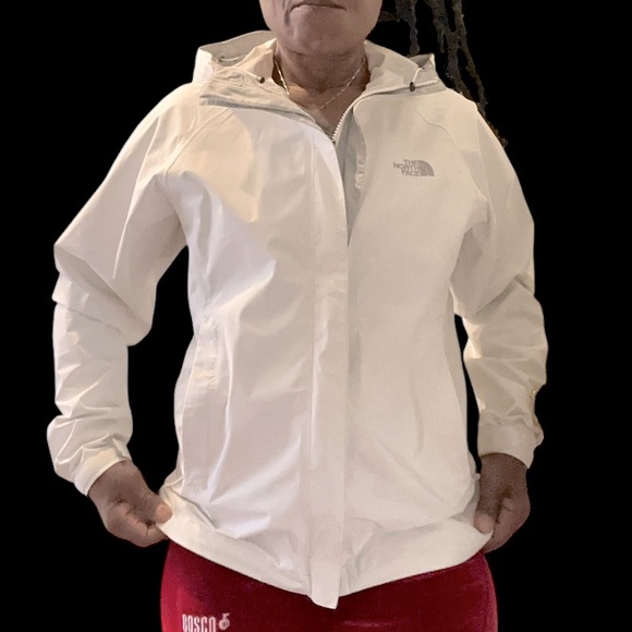 White The North Face Rain/Wind Proof jacket HYVENT - Picture 4 of 9
